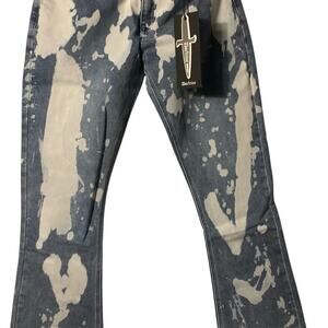 Doctrine Flared Mens Jeans Size 36